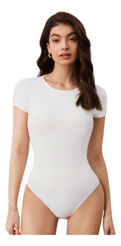 Body Espalda Descubierta Blanco Lisa M