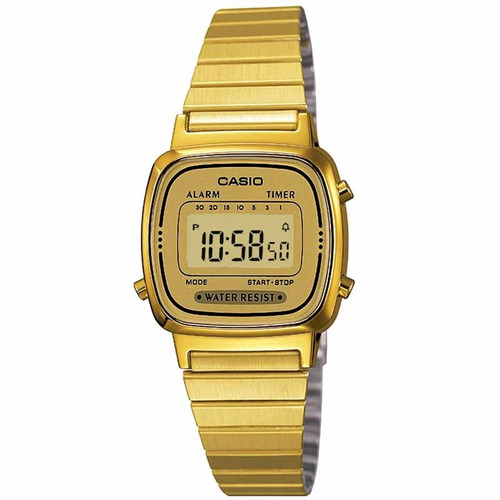 Relógio Casio Feminino La670wga-9df Vintage C/ Garantia E Nf