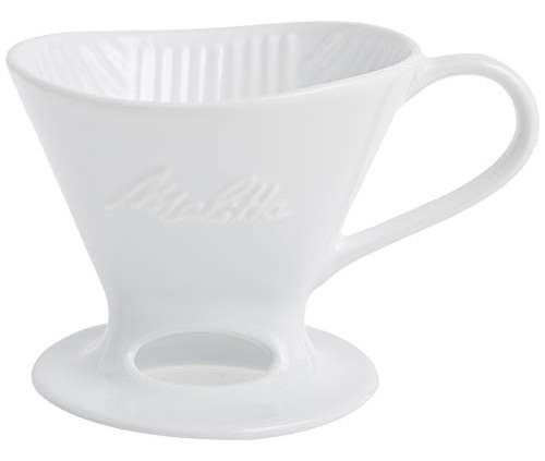 Melitta Cafetera De Cono Vertedor De Porcelana Para 1 Taza,