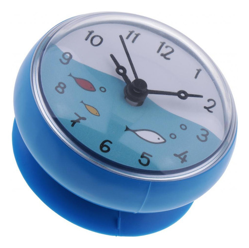 Reloj Impermeable Para Baño Un Azul 75x35mm Un Azul 75x35mm