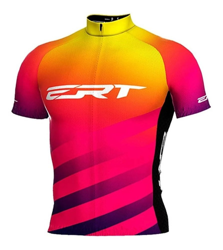 Imagem 2 de 8 de Conj Ciclismo Ert Camisa Classic Solar + Bermuda Gel + Meia