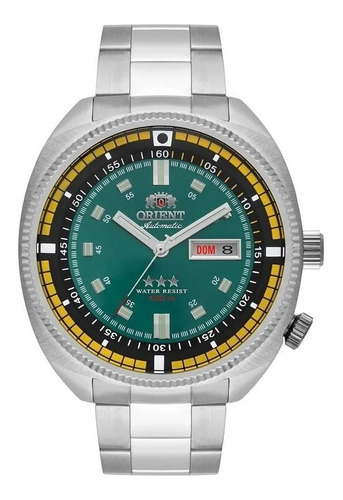 Relogio Orient Automático F49ss002 Verde Original + Nfe