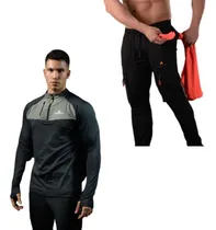 Comprar Conjunto! Buzo S\u002Fcapucha Hombre +pantalon Cargo -6 Cuo