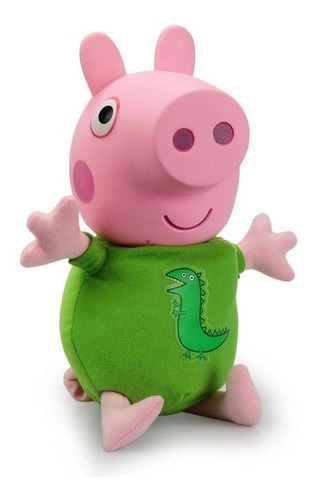 Boneco Pelúcia George Pig Pim Pam Pum Estrela Antialérgico