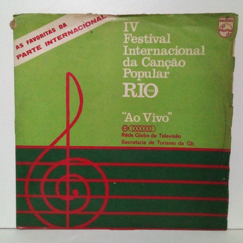 Lp Iv Festival Internacional Da Canção Popular Rio (1969)