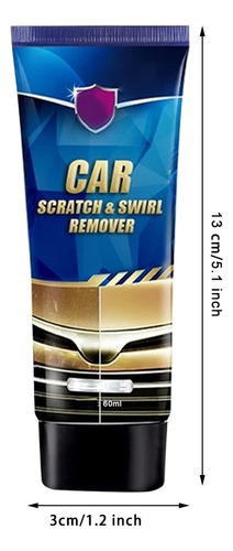Remo Removedor De Arañazos For Pintura De Coche, 60/120 Ml,