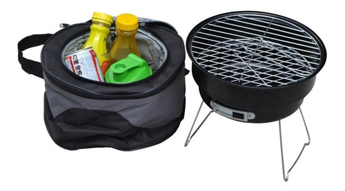 Parrilla Plegable Portatil Cooler Bag Asador