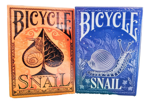 Cartas Bicycle Caracol X 2 /  Edicion De 1000 Unidades