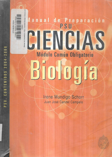 M. Ciencias Módulo Común Obliga Biología / Irene Mundigo S.