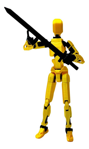 Figura De Acción Dummy13 Impresa En 3d De 5,54 Pulgadas, Tia