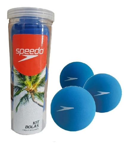 Kit Speedo Bolas Frescobol - Azul