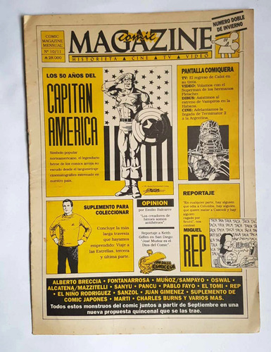 Comic Magazine Nro 10/11, Julio-agosto 1991