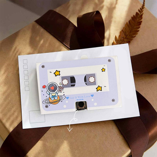 Tarjeta De Felicitación Grabable, Tarjeta De Estilo E