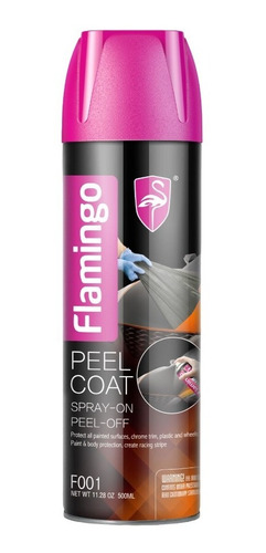 Pintura Spray Removible Negro Brillante 500ml Flamingochile