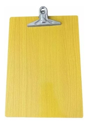 12 Tablas Portapapeles De Madera Con Apretador 29,5cm X 20cm