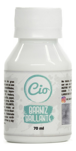 Barniz Satinado Al Agua (brillante) 70ml Cio Manualidades