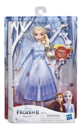 Muñeca De La Pelicula Frozen 2 Elsa Cantante En Español 