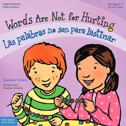 Libro: Words Are Not For Hurting Las Palabras No Son Para La