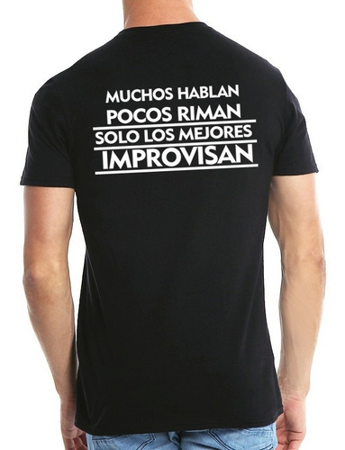 Playera Batalla De Gallos Muchos Hablan Riman Rap 