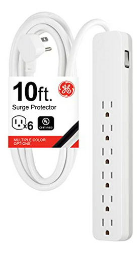 Protector Contra Sobretensiones De 6 Tomacorrientes, Cable D