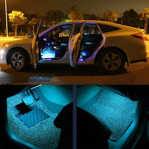 🔴Como instalar tiras LED en el interior del Auto muy fácil y económico ✓ 