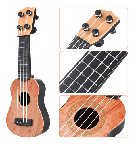 Ukelele De Juguete En Miniatura, Pequeño Modelo De Guitarra