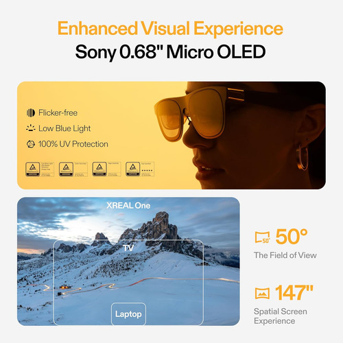 Gafas De Realidad 3d Xreal One, Con Chip Xreal X1, Lentes...