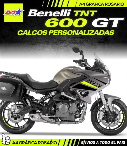Calcos Benelli Tnt 600 Gt Kit Deportivo