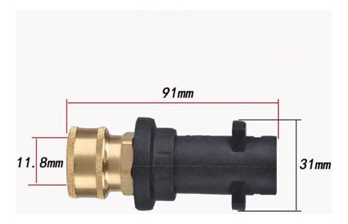 Adaptador De Lavado A Presión Con 7 Ángulos 5 Boquillas .