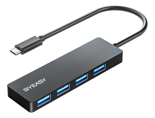 Byeasy - Hub Usb-c, Adaptador De 4 Puertos Tipo C A Usb 3.0.