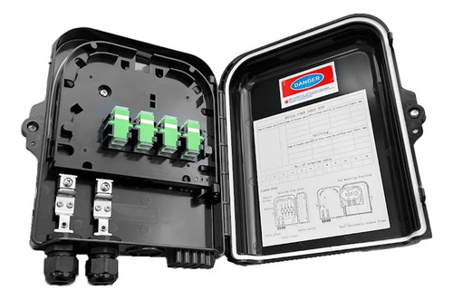 Caja De Empalme 1x8 Con Enfrentador Sin Splitter Atk