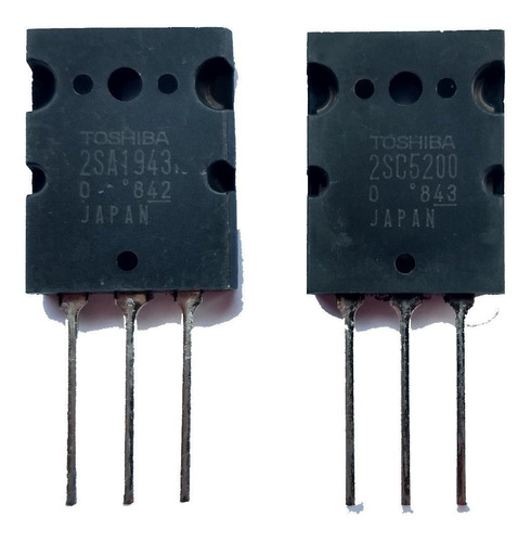 100 Pares De Transistor 2sc5200 / 2sa1943 Toshiba Original