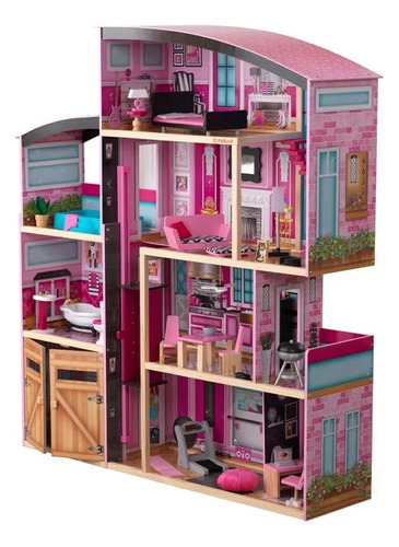 Casa De Muñecas Kidkraft Mansion Lujo 30 Pz Envio Gratis