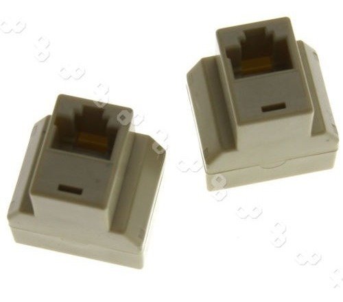 2 X Cat5e Rj45 Hembra Cat5e Red Ethernet Conector Adaptador 