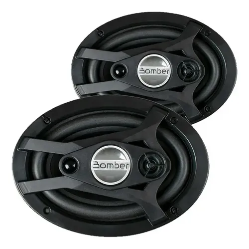 Alto Falante Subwoofer 6x9 Quadriaxial Tkl 400wrms Cor Preto