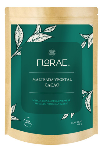 Florae Proteína Vegetal Polvo Cacao Fibra Y Stevia