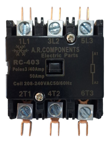 Contactor A.r.components 3 Polos 40amp 220vac