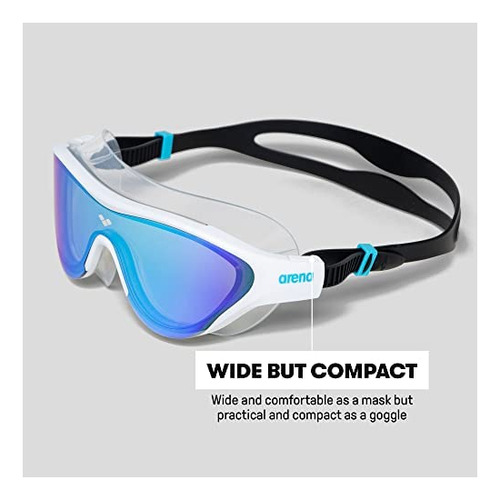 Gafas De Natación Unisex Azul Y Blanco