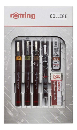 Rotring S0699370 Isograph Gráfico Técnico Plumas, Set, 3-pen
