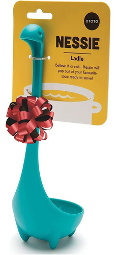 Ototo Nessie Ladle Spoon - Turquoise Cooking Ladle - Cook...