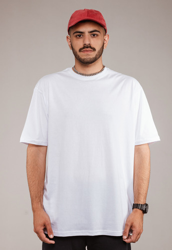 Remera Hombre Lisa Oversize Valle Langosta