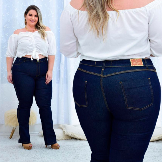 calças jeans plus size baratas