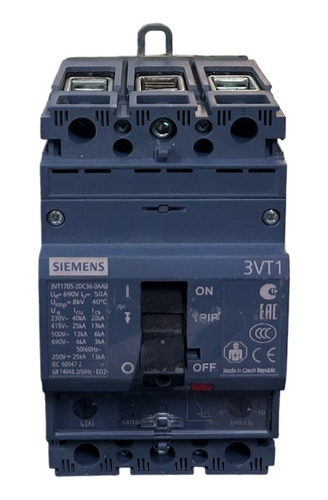 Interruptor Siemens 80a 3vt1