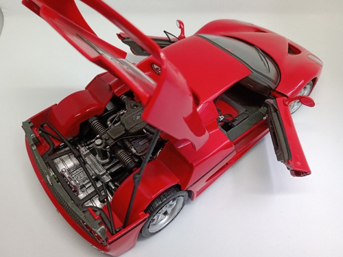 Imagen 6 de 7 de Ferrari F50 Rojo Maisto Carro De Colección A Escala 1 18