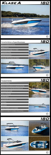 Imagen 14 de 25 de Lancha Open Klase A K180 Motor Accesorios Nautica Milione 1