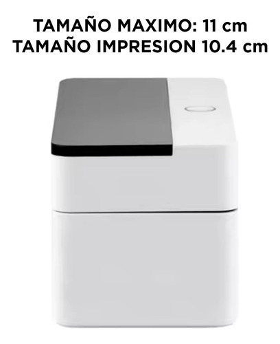 Impresora De Etiquetas Adhesivas Con Soporte Color Blanco