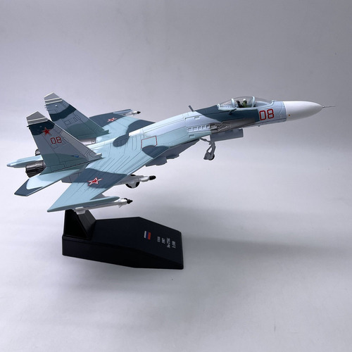 Escala 1:100 Ala Sukhoi Su-27 Avión Ruso Aerolíneas