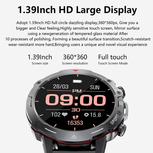 Reloj Inteligente Para Hombre Smartwatch Bluetooth