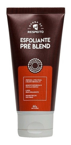 Esfoliante Barba De Respeito Pré Blend 60g