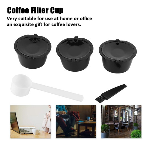 12 Cápsulas Filtro De Café Reutilizables Para Dolce Gusto